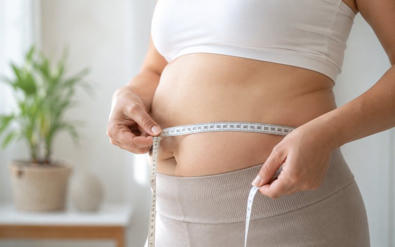 Medição de circunferência abdominal — gordura visceral e risco cardiovascular